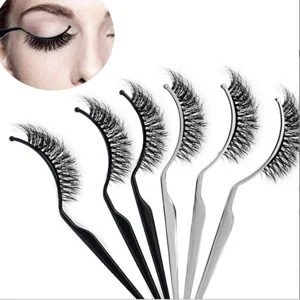 6 Pcs False Eyelashes Display Stick Holder Eyelash Display Stick Washable Reusable 3D Lash Try on Sticks Set for Beauty Salons - 1417230034511-2