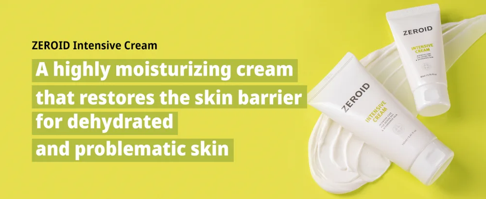 ZEROID Intensive Cream Korean Dermocosmetic Intensive Care for Severe Dry & Disordered Skin (80 mL) 2.72 Fl Oz (Pack of 1) - ZEROID Intensive Cream