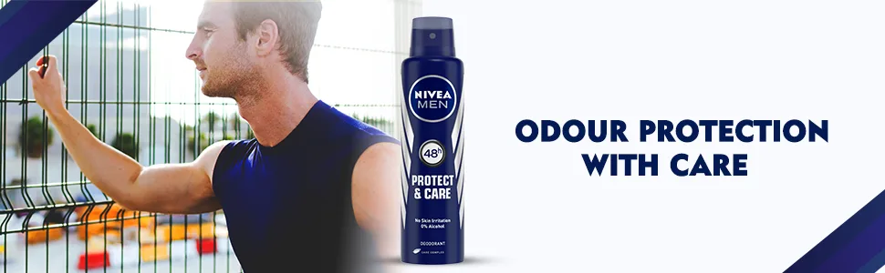 Nivea Men Protect and Care Deodorant 150 ml India 5.07 Fl Oz (Pack of 1) Fresh - product information 1
