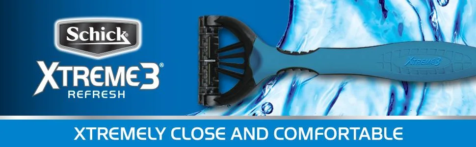 Schick Xtreme 3 Disposable Razors for Men with Refreshing Scented Handle 4 Count - product information 1