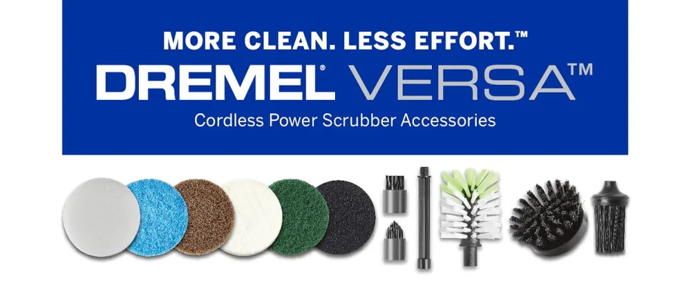 Dremel PC361-3 Power Cleaner Heavy-Duty Pads- 3 Pieces - Versa
