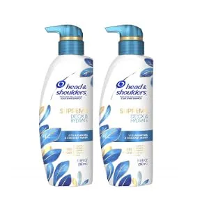 Head & Shoulders Detox and Hydrate Shampoo 11.8 Fl Oz Twin Pack - product information 1