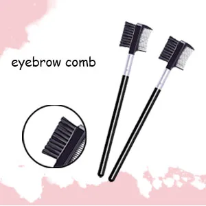 2 PCS Eyelash Comb and Eyebrow Brush Comb Eyebrow Eyelash Brush Makeup Tool for Eyelashes extension (Pack of 2)) 2 Count (Pack of 2) - eyebrow comb