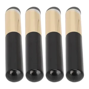 Silicone Lip Balm Brush 4PCS Round Head Mini Concealer Makeup Brush Easy to Clean for Home Office Travel - 1410230119111-3
