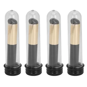 Silicone Lip Balm Brush 4PCS Round Head Mini Concealer Makeup Brush Easy to Clean for Home Office Travel - product information 2