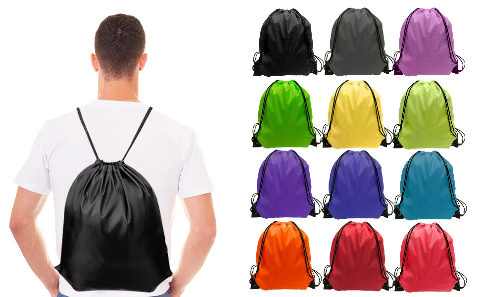 Drawstring Bags 36 Pcs String Bag Backpack Cinch Bag Draw String Back Sack Nylon Drawstring Bag 12 Colors 12 Colors 36 - drawstring bags bulk