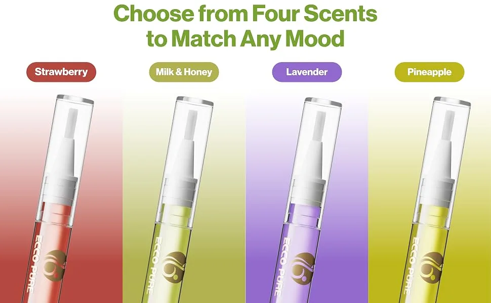 4-Pack Liquid Cuticle Protector Pen Nails Art Accessories Nail Strengthener Nail Polish Gel Base Cuticle Moisturizer CZN-0201 - cuticle oil