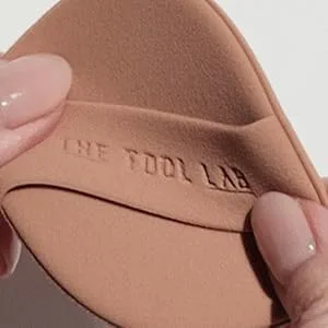 THE TOOL LAB Long-Lasting tesion Puff (Regular Moisturizing) Beige 2 Count (Pack of 1) - puff