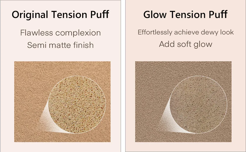 THE TOOL LAB Long-Lasting tesion Puff (Regular Moisturizing) Beige 2 Count (Pack of 1) - puff