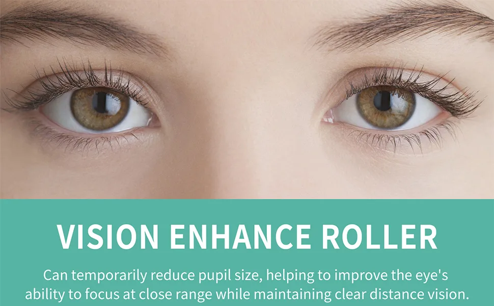 Vision Roller, OphthlaMed Vision Enhance Roller, Vision Enhance Massage Roller, Enhances Visual Clarity (2 Pcs) - Enhances Visual Clarity