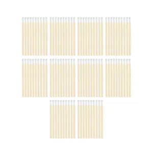 100pcs Disposable Bamboo Handle Lip Brush Portable Lip Brush Applicator Makeup Tool Lip Gloss Wand Eyelash Extension Lipstick Applicator for Kitchen Appliance - product information 2