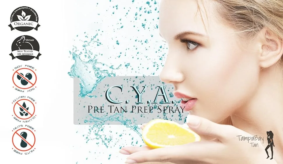 CYA Pre Tan Sunless Airbrush Spray Tanning Prep Spray Gallon (ships in four 32 oz bottles) - product information 1