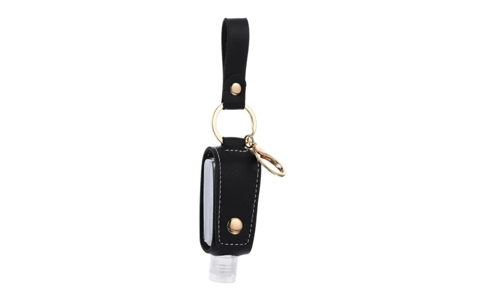 Hand Holder Portable Empty Travel Bottle Keychain Mini Hand Bottle 1oz / 30ml Portable Small Squeeze Bottle Reusable Bottles for Soap Lotion Black 9x3x3cm - product information 6
