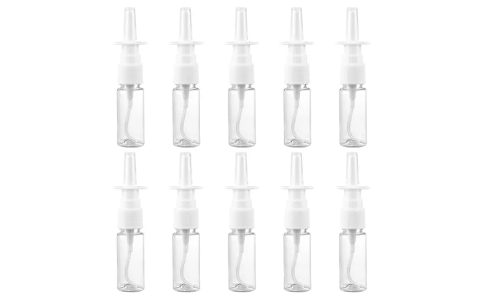 iplusmile 15ML Empty Plastic Nasal Spray Bottles- Pump Sprayer- Mist Nose Spray -Refillable Bottle For Saline Water Wash Applications Pack of 20 - product information 2