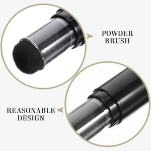 Travel Makeup Makeup Sponge Face Blush Brush with Refillable Bottle Jar for Powder Cosmetics 1pcs - product information 5