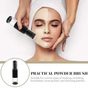 Travel Makeup Makeup Sponge Face Blush Brush with Refillable Bottle Jar for Powder Cosmetics 1pcs - product information 6