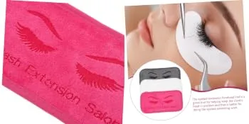 Tools 3pcs eyelash tool tools forehead pads for eyelash extension eyelash extension forehead bands lash extension forehead supports Pad towel extension pad set fabric rectangle - product information 5