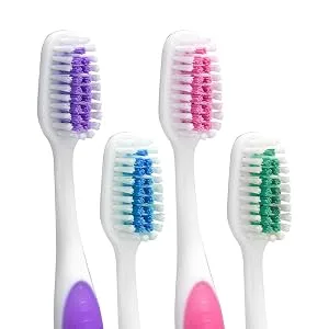 Nylon Filament Toothbrush Softer Bristles OraBrush SmartKleen Toothbrush Pack of 12 by Vivid - soft toothbrush