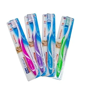 Nylon Filament Toothbrush Softer Bristles OraBrush SmartKleen Toothbrush Pack of 12 by Vivid - toothbrush packaging