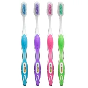 Nylon Filament Toothbrush Softer Bristles OraBrush SmartKleen Toothbrush Pack of 12 by Vivid - ultra soft toothbrush
