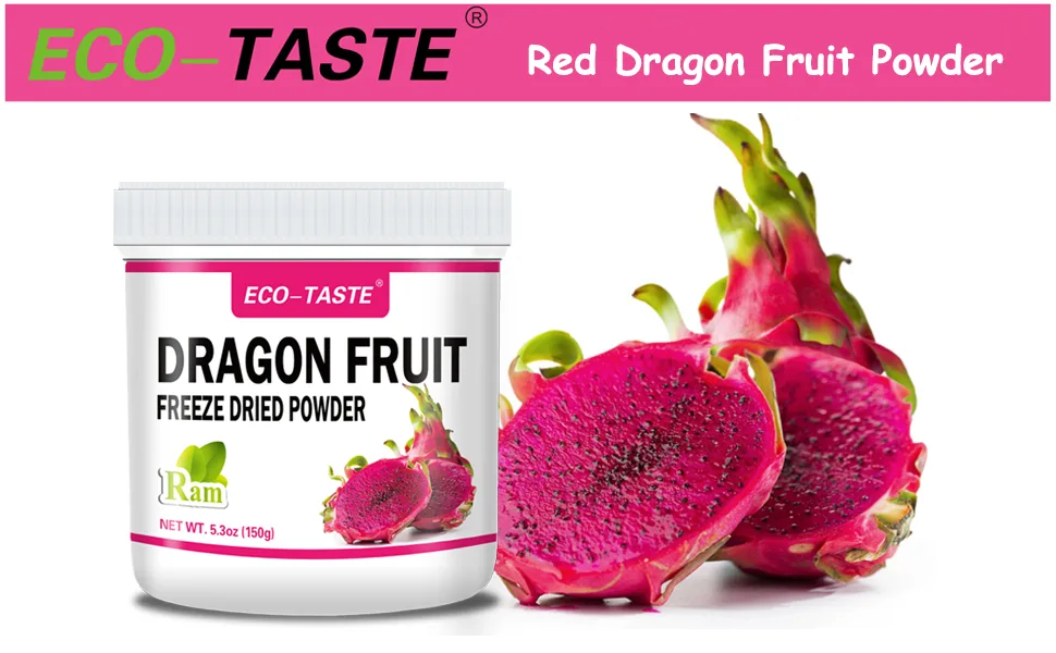 Dragon Fruit Powder, 5.3 oz.(150g), Pure Freeze Dried Pitaya Powder (5.3 oz) 5.3 Ounce (Pack of 1) - Dragon Fruit Powder