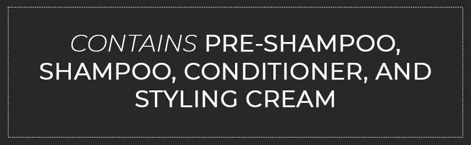 Bonding Essential Kit Contains Pre-Shampoo Shampoo Conditioner and Styling Cream 4 x 4 Oz - product information 4