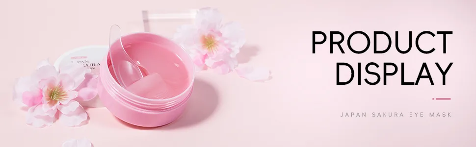 Eye Mask JAPAN SAKURA Eye Patch for Puffy Eyes Dark Circles Under Eye Bags 100pcs Nourishing Moisturizing - eye patch