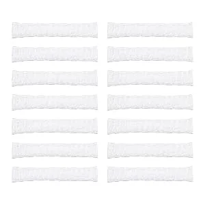 Create idea 100pcs Makeup Brush Protective Cover Makeup Brush Netting Cover Sewing Thread Mesh Protection Cover 6 x 1 cm Polyethylene Brush Protection Cover - B0CMPRVQFS