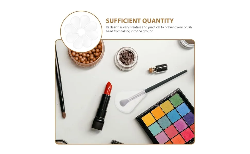 10pcs Case Makeup Brush Protector Lipstick Brush Cover Makeup Storage Cover Kids Makeup Makeup Brush Covers Practical Brush Travel The Bubble Plastic Lip Brush - product information 4