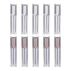 EXCEART 10Pcs Lip Lacquer Empty Lipstick Tube lipstick empty vials lip gloss bottle empty lip gloss tubes frosted lipstick Refillable lip balm bottles plastic multicolor lip gloss stick - product information 4