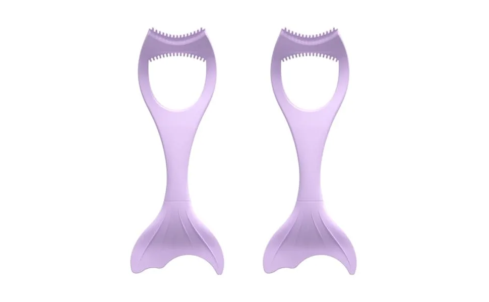 FRCOLOR Silicone Mascara Shield Mascara Shield Applicator Guard Mascara Eyelash Comb Applicator Helper Lash Applicator Tool 2pcs 15X5.7CMx2pcs Violetx2pcs - product information 5