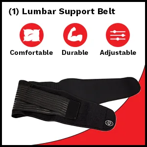 Dr. Wolf Lumbar Support Belt For Lower Back Support & Pain Relief - Stabilizing Waist Compression Brace For Improved Posture, Heavy Lifting, & Herniated Disc - Women & Men (X-Large) X-Large (Pack of 1) - square1