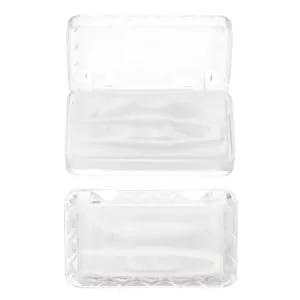 SEWACC 2pcs Box Hiphop Gold Braces Single Packaging Special Braces Packaging Box Set Packaging Box 2pcs (single Packaging Box) Plastic Carrying Case Travel - product information 2