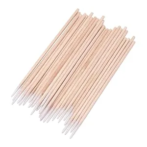 1000Pcs Disposable Cotton Swab Lint Free Micro Brushes 4inch Wood Cotton Sticks Ear Clean Eyelash Extension Glue Removing Tool - product information 1