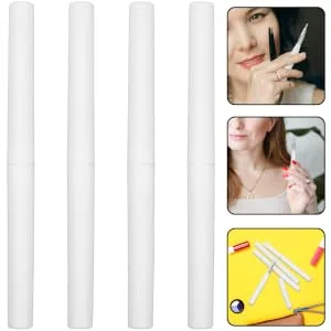 4pcs Double-ended Silicone Liner Convenient Lipstick Lip Applicator Cosmetic Lipstick Brush Lip Balm Applicator Lip Brush Lipstick Applicator Wands Makeup Applicator - product information 1