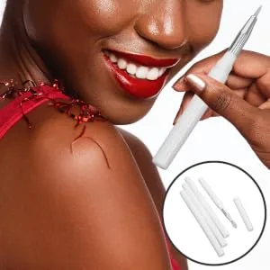 4pcs Double-ended Silicone Liner Convenient Lipstick Lip Applicator Cosmetic Lipstick Brush Lip Balm Applicator Lip Brush Lipstick Applicator Wands Makeup Applicator - product information 3