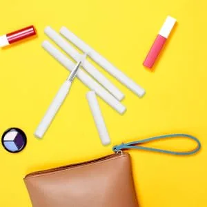 4pcs Double-ended Silicone Liner Convenient Lipstick Lip Applicator Cosmetic Lipstick Brush Lip Balm Applicator Lip Brush Lipstick Applicator Wands Makeup Applicator - product information 5