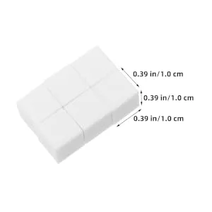 Sponges 100pcs Manicure Tools Powder Puff Nail Art Tools French Tip Tool White Sponge Gradient Blush Nail Sponge - product information 3