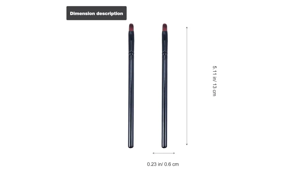 50pcs Makeup Brush Lip Brush Lipstick Applicator Plastic Lipstick Brush Lip Brush Applicator Makeup Tool Lip Gloss Applicator - product information 2