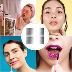 50pcs Makeup Brush Lip Brush Lipstick Applicator Plastic Lipstick Brush Lip Brush Applicator Makeup Tool Lip Gloss Applicator - product information 6