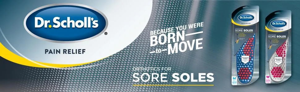 Dr. Scholl's SORE SOLES Pain Relief Orthotics (for Men's 8-14, also available for Women's 6-10), 1 Pair - product information 1
