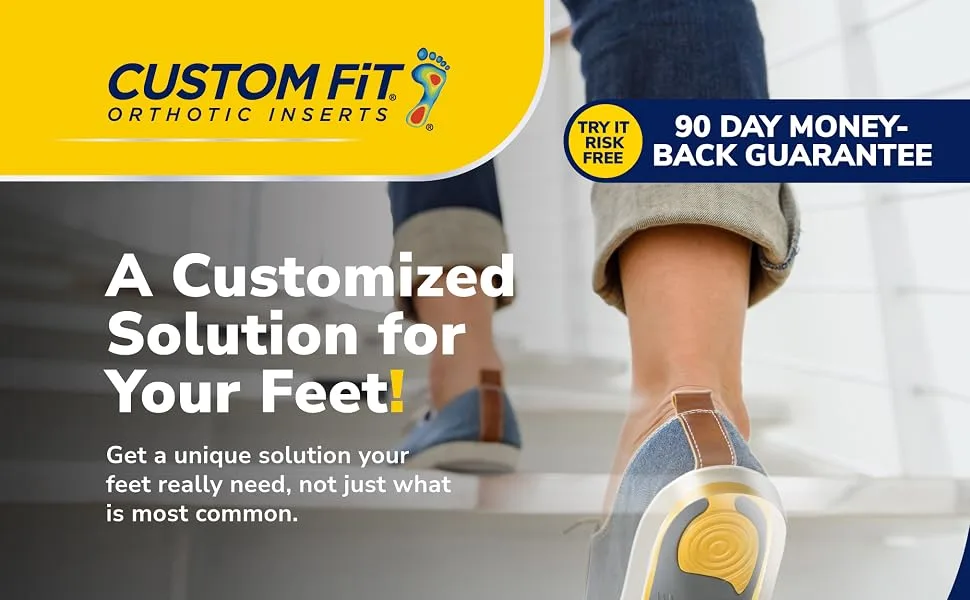 Dr. Scholl's Custom Fit Orthotic Inserts, CF 440, Red Red 1 Pair (Pack of 1) - A customized solution for your feet