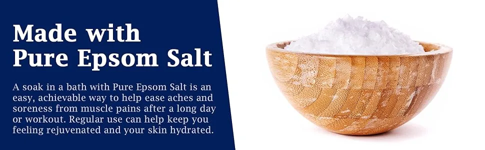 Dr Teal's Epsom Salt Bath Soaking Solution, Eucalyptus and Lavender, 2 Count, 3lb Bags - 6lbs Total - Made with epsom salt banner