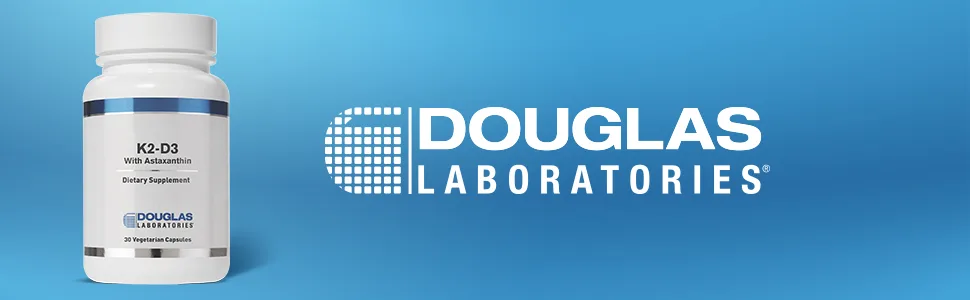 Douglas Laboratories K2-D3 with Astaxanthin | Antioxidant Support for Bones, Immune Function, and Vascular Health* | 30 Capsules - Douglas Laboratories K2-D3 with Astaxanthin
