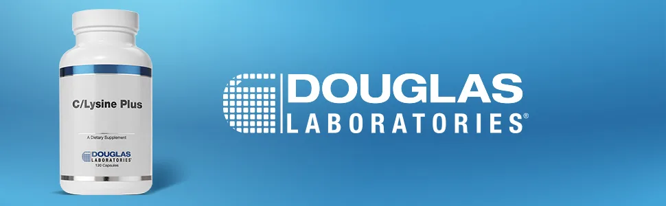 Douglas Laboratories C/Lysine Plus | Vitamin C and L-Lysine to Support Connective Tissues and Collagen | 120 Capsules Standard Packaging - Douglas Laboratories C/Lysine Plus