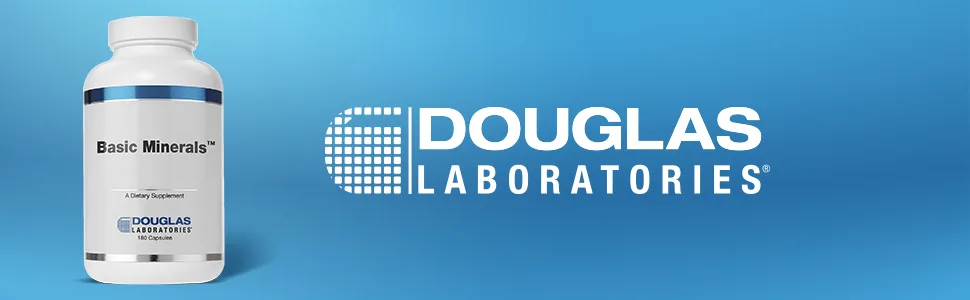 Douglas Laboratories Basic Minerals | Iron Free Mineral/Trace Element Formula to Support Overall Health | 180 Capsules - Douglas Laboratories Basic Minerals