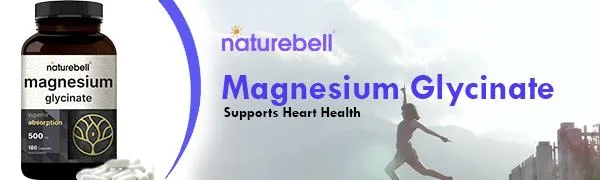 Double Strength Magnesium Glycinate 500mg, 180 Capsules, 100% Chelated for Maximum Absorption, Premium Magnesium Supplement, Supports Muscle, Joint, Heart Health & Enzyme Function - magnesium glycinate