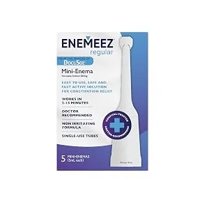 Docusol Docusate Sodium Mini Enema ml, Clear, 0.84 Fl Oz - Mini Enema