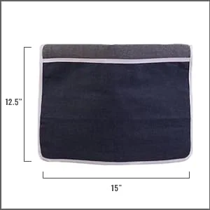 DMI Universal Walker Bag, Single Pocket Carry-All Pouch, Easy to Attach and Fold, Durable, Machine Washable, 12.5 to 15 Inches - Walker Pouch size