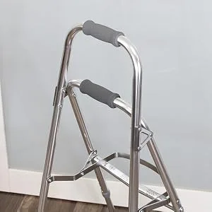 DMI Folding Hemi-Walker Provides Support, Aluminum, Silver, 30'- 35' - product information 4